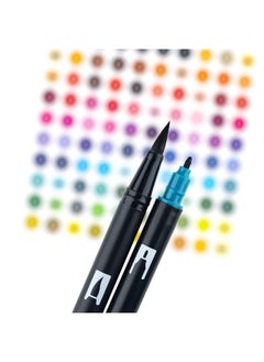 Tombow Tombow 56189 Dual Brush Pen Art Markers, Tropical, 10-Pack. Blendable, Brush and Fine Tip Markers  - Image 4
