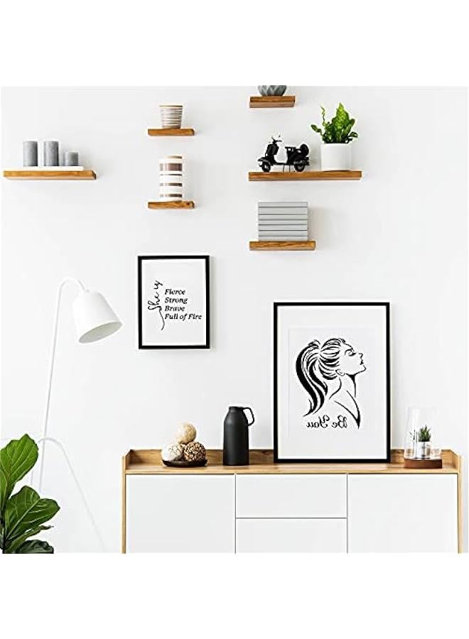 Arabest 16 Pieces Women Theme Stencils Canvas Painting Stencils Floral Female Face and Inspirational Quote Paint Lady Face for Home Wall Art Decor Painting on Canvas Paper  - Image 5