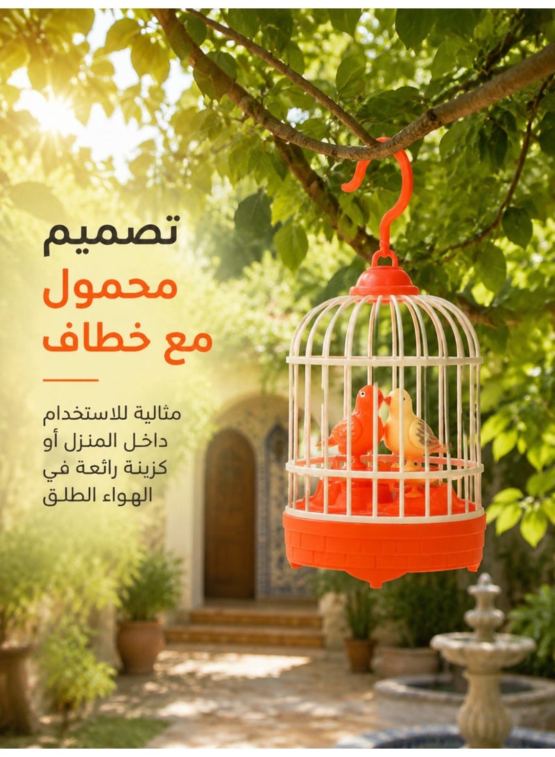 لعبة الطائر الذكي المتكلم التفاعلية للأطفال ,أصوات وحركة أجنحة واقعية, قابلة لإعادة الشحن عبر USB مع خطاف ,هدية تعليمية مثالية - Image 5