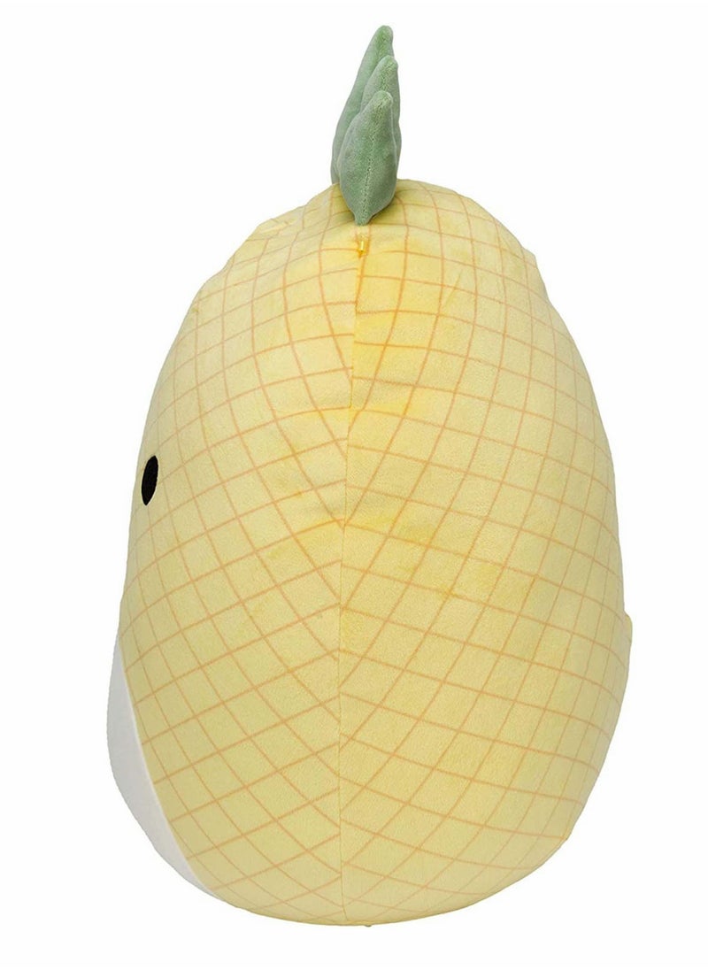 Excefore Fluffy Pineapple Plush Pillow, Ultrasoft Stuffed Funny Cartoon Gift for Girl Boy Girlfriends Cotton Cushion for Bedroom, Livingroom, Family, Office  - Image 3