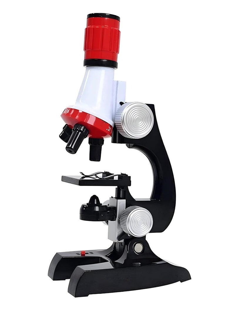 Children Microscope Kit With Light Science Magnifier Educational Kids Toy - Image 1