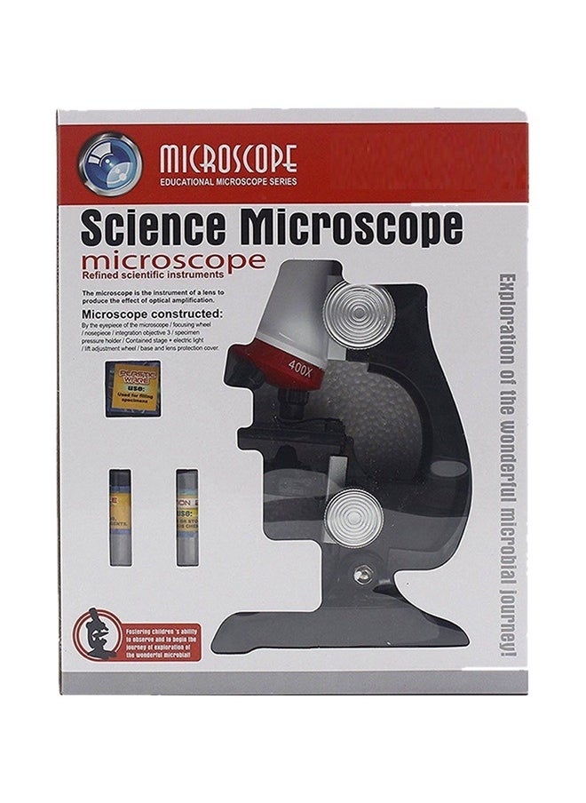 Children Microscope Kit With Light Science Magnifier Educational Kids Toy