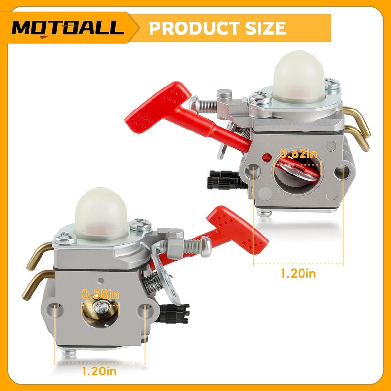 MOTOALL كربوراتور MOTOALL WT-458 بديل لقصافة العشب هوملايت - Image 4