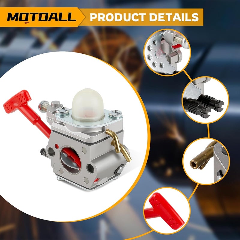 MOTOALL كربوراتور MOTOALL WT-458 بديل لقصافة العشب هوملايت - Image 5