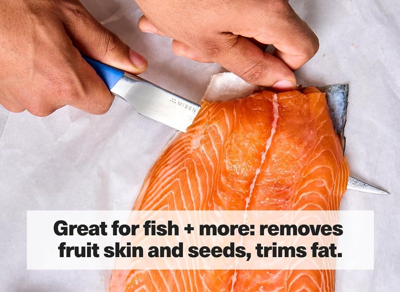 Misen 7.5" Stainless Steel Fillet Knife – Flexible Blade for Precision Fish Filleting & Meat Trimming - High-Carbon Steel for Long-Lasting Sharpness – Ergonomic Handle for Control – Black - Image 3