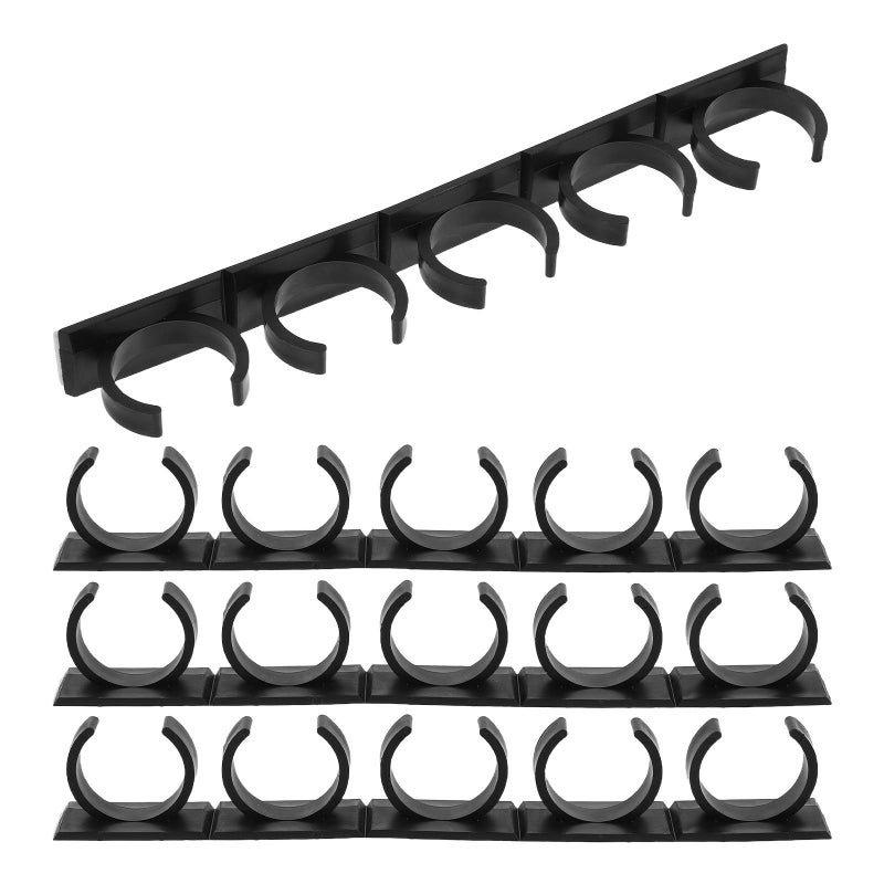 ARTIBETTER 4Pcs Black Spice Organizer Clips for Cabinet Shelf Hanging Storage - Image 2