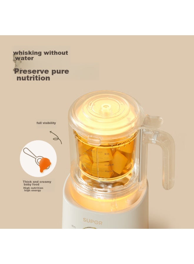 Supor Baby Food Processor, Infant Food Maker With Steaming, Cooking And Mixing Functions, Baby Food Preparation Tool, 4-blade Single Cup Single Blade Fb07s - Image 2