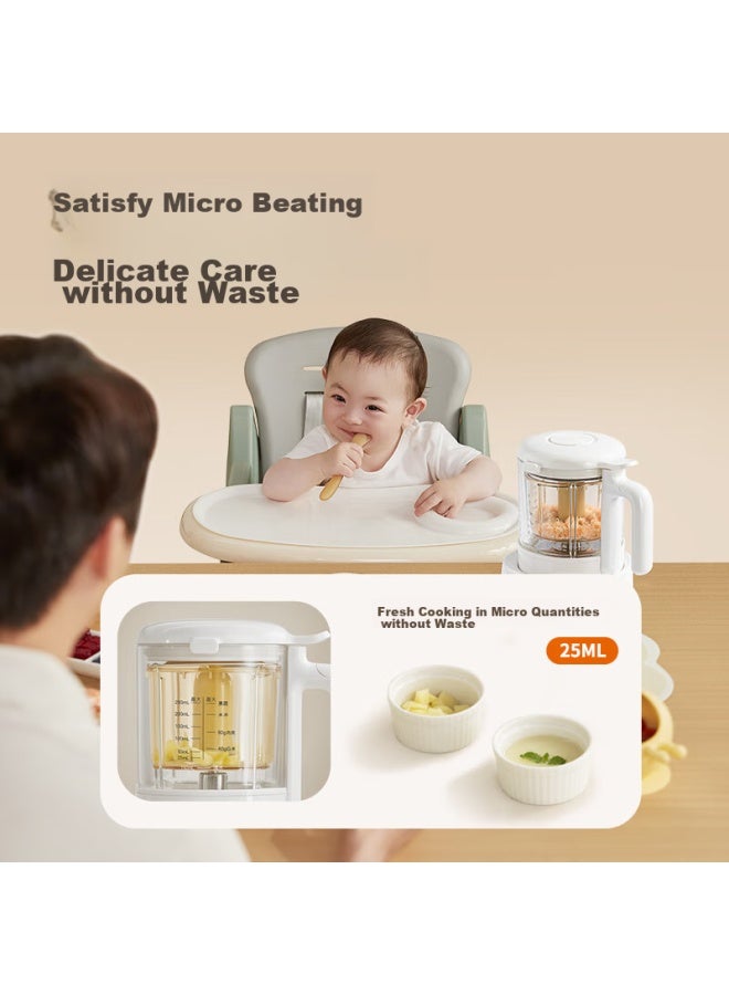 Supor Baby Food Processor, Infant Food Maker With Steaming, Cooking And Mixing Functions, Baby Food Preparation Tool, 4-blade Single Cup Single Blade Fb07s - Image 3