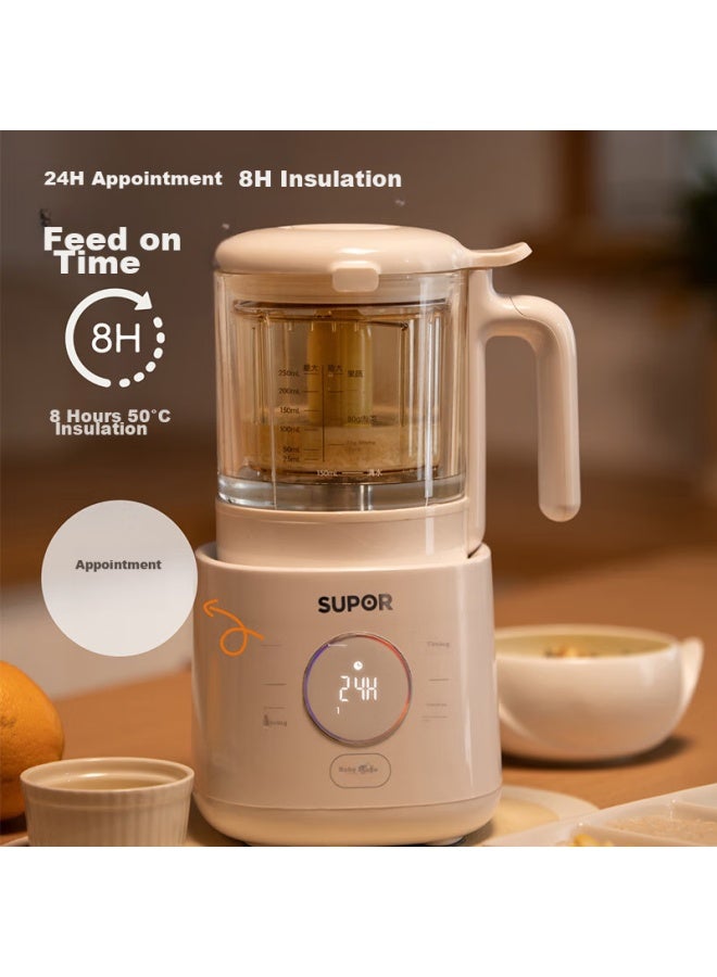 Supor Baby Food Processor, Infant Food Maker With Steaming, Cooking And Mixing Functions, Baby Food Preparation Tool, 4-blade Single Cup Single Blade Fb07s - Image 5