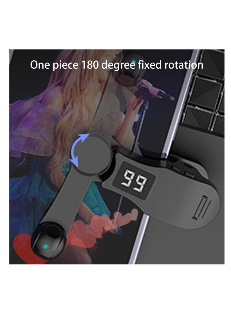 SYOSI - Screen Auto Clicker Tapper, for Smart Phone Apps Video Live Streaming Gadget Fast Click, Simulation Finger Continuous Click for Games, Live Broadcasts Likes, Reward Tasks, Mute Design (Black) - Image 1