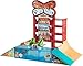 Hot Wheels Skate Playset with Exclusive Fingerboard Pair of Shoes Skate Shop Set Features Ramps Walls Edges for Skating Includes Storage - Image 4
