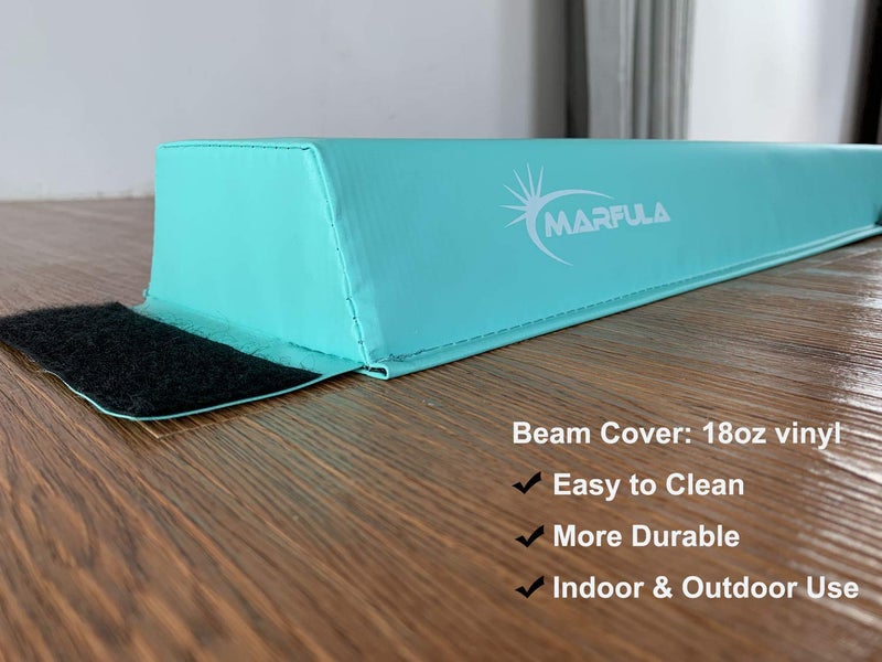 MARFULA 6 / 8 / 9 / 10 FT Balance Beam Folding Floor Gymnastics Equipment for Kids, Non-Slip Base for Training Home Gym Use - Image 4