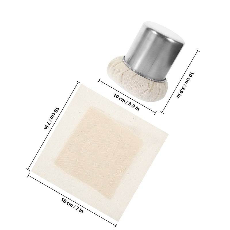 1 Set Of Convenient Oil Brush Replace Fabric Household Oil Spread Fabric Tray Oil Wiper Accessories Color Random - Image 2