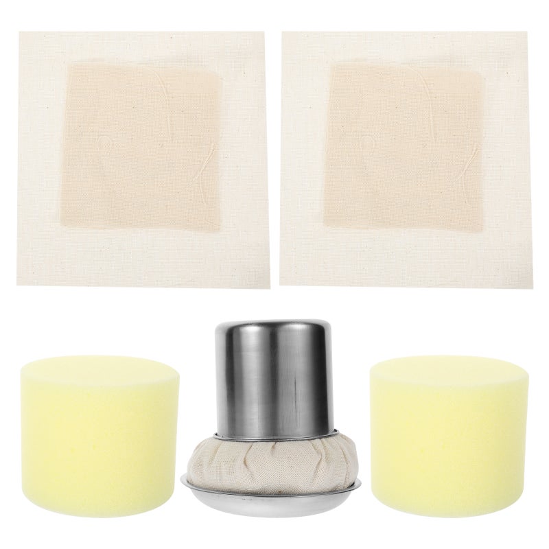 1 Set Of Convenient Oil Brush Replace Fabric Household Oil Spread Fabric Tray Oil Wiper Accessories Color Random - Image 1