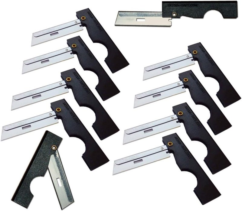 Folding Utility Razor (10-Pack) for Survival and First Aid Kits