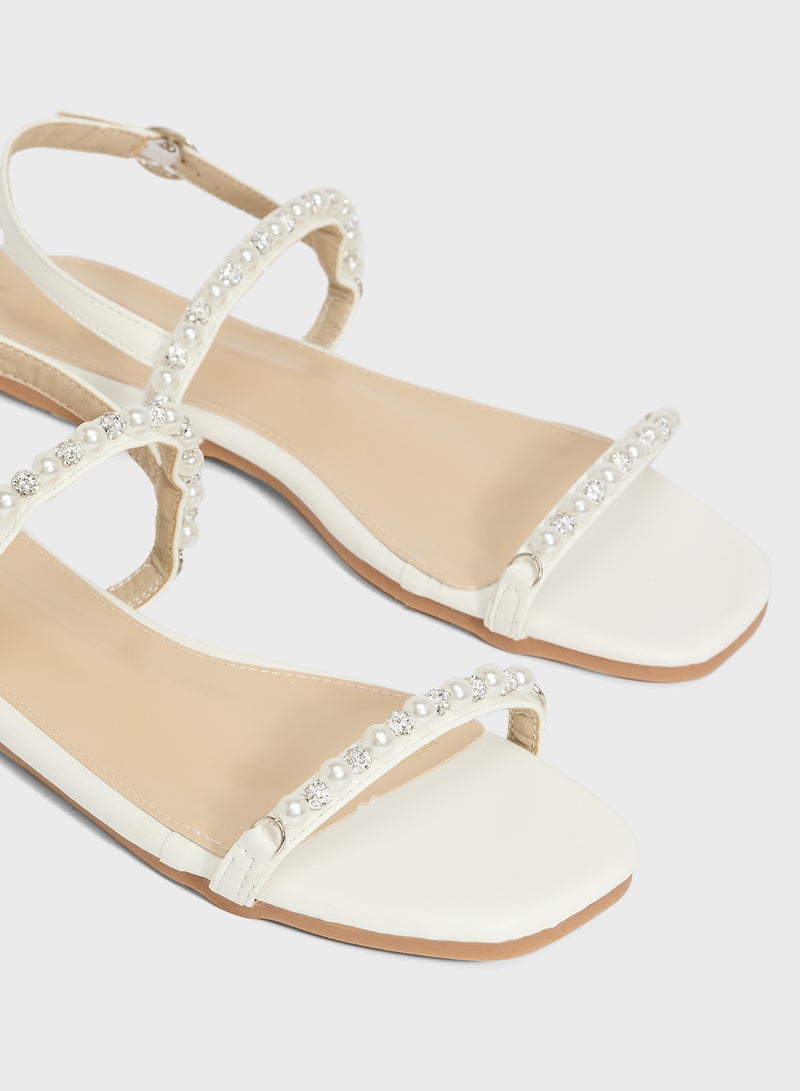 ELLA Diamante Flat Sandal  - Image 4