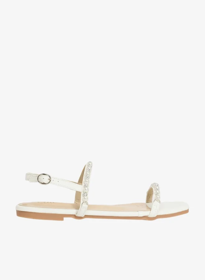 ELLA Diamante Flat Sandal
