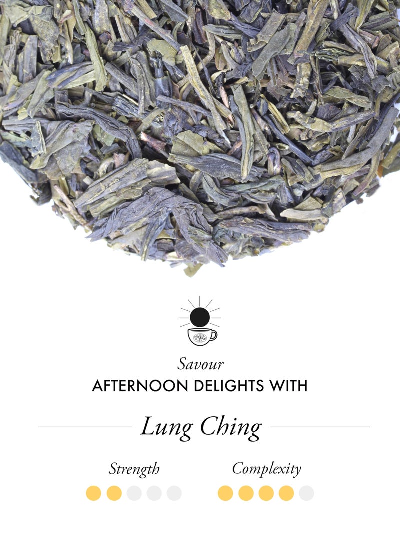 TWG Tea | Lung Ching | Green Tea | Aromatic Jade Infusion | 15 Hand Sewn Cotton Teabags | Gift Set - Image 2