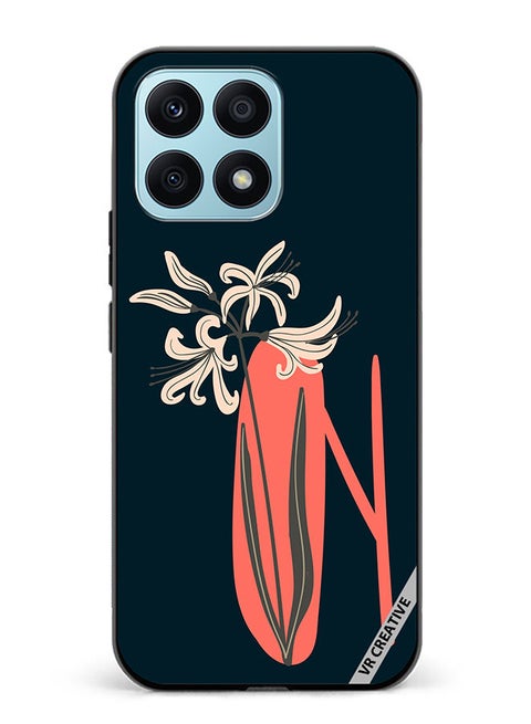 Protective Case Cover For Honor X8a Alphabet N Design Multicolour