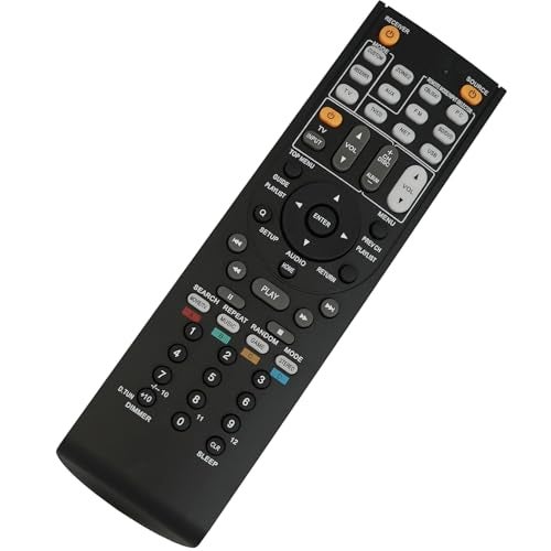 Kassionel Replacement Remote Control Fit for Onkyo TX-NR906 TX-SR806 TX-NR626 HT-R520 A/V AV Receiver - Image 1