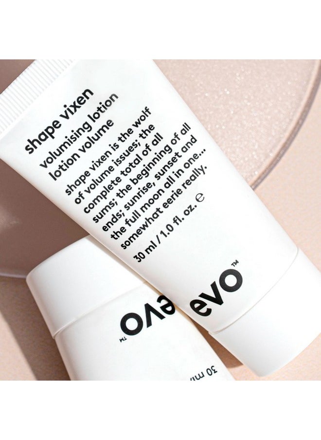 EVO EVO Shape Vixen Volumizing Lotion - Professional Hair Styling Blow Dry Texture Mask for Fine Thin Straight Hair - Travel Size, 30ml / 1.01fl.oz  - Image 5