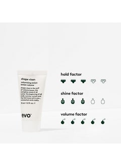EVO EVO Shape Vixen Volumizing Lotion - Professional Hair Styling Blow Dry Texture Mask for Fine Thin Straight Hair - Travel Size, 30ml / 1.01fl.oz  - Image 2