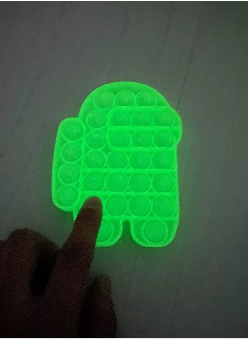 Generic 1pc Luminous Push Pop Bubble Toy  - Image 1