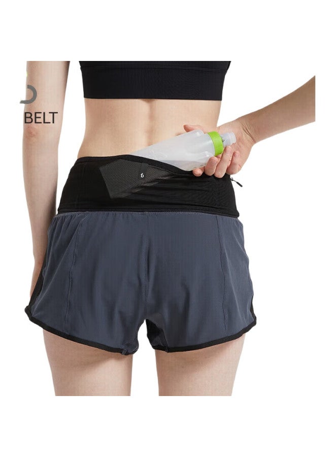 FlipBelt حقيبة خصر للجري للرجال والنساء، حقيبة خصر رياضية، حقيبة خصر غير مرئية للياقة البدنية، مناسبة للتنزه في الهواء الطلق وركوب الدراجات، حقيبة خصر تناسب الهاتف - Image 1