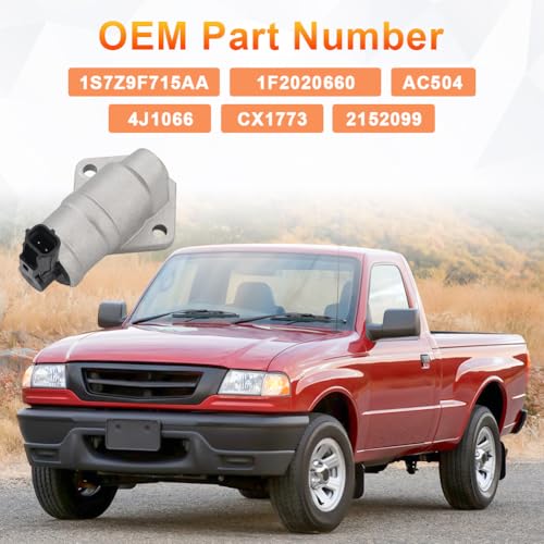 zayody Fuel Injection Idle Air Control Valve Compatible with Ford Focus 20032007 Ranger 20012011 Mazda B2300 20012010 Idle Speed Control Idle Air Control Valve Replacement for 1S7Z9F715AA 1F2020660 - Image 3