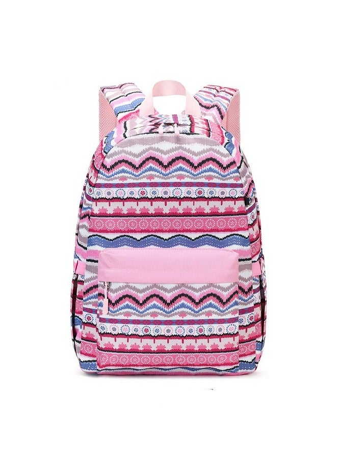 SKT Shiketro Two-piece Student Backpack Qutdoor Printed Waterproof Backpack - Image 2