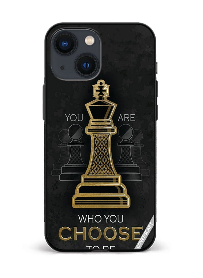 COVERSCART Protective Case Cover For Apple iPhone 13 Mini You Are Who You Choose To Be Design Multicolour