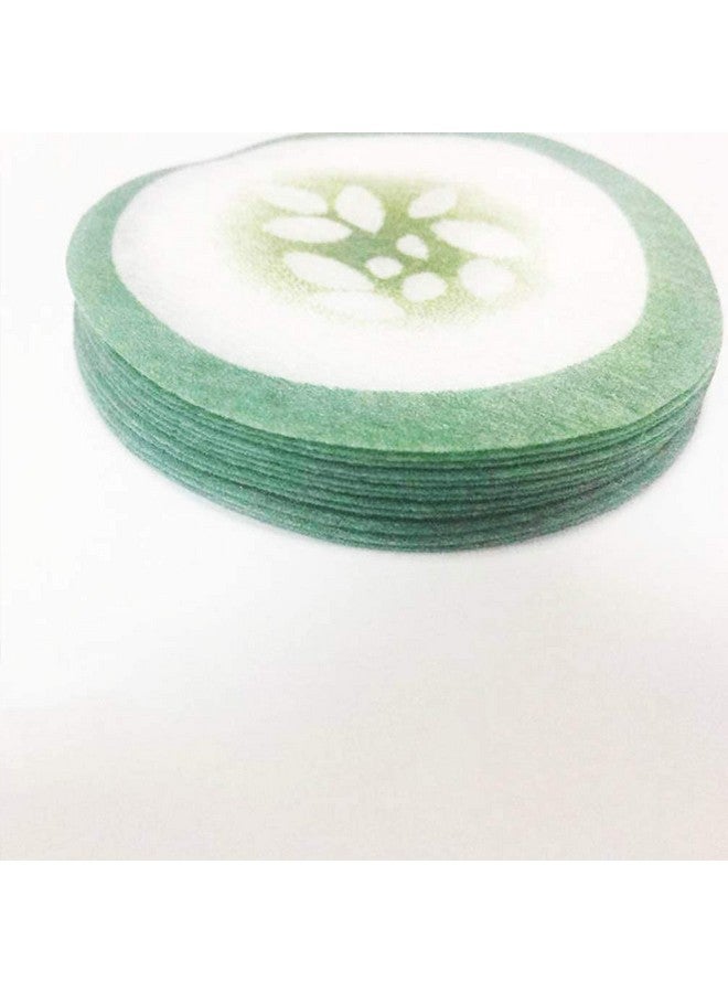 Leorx 100Pcs Under Eye Pads Disposable Cucumber Print Nonwoven Eye Patches Eyelash Pad Diy Eye Care Tool For Home Travel And Salon - Image 5
