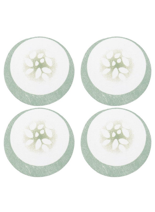 Leorx 100Pcs Under Eye Pads Disposable Cucumber Print Nonwoven Eye Patches Eyelash Pad Diy Eye Care Tool For Home Travel And Salon - Image 2