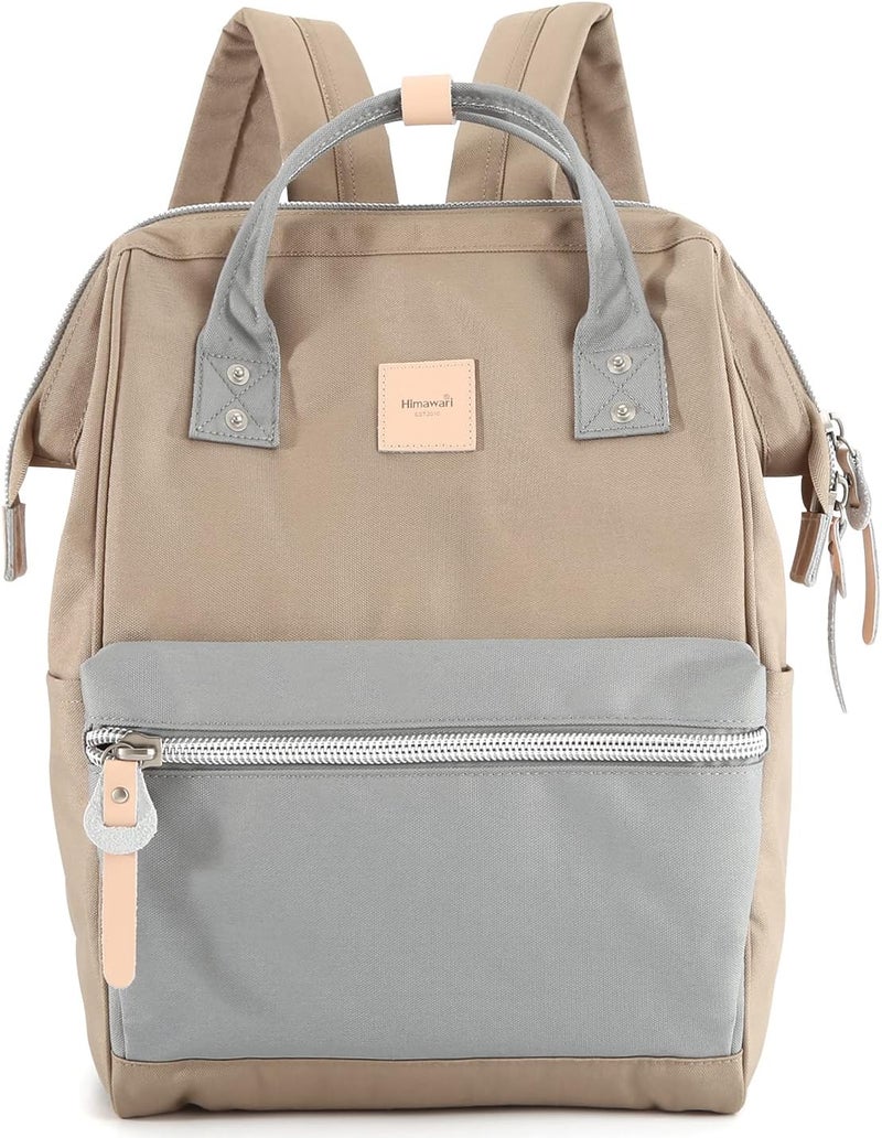 Himawari School Waterproof Backpack 14.9" College Vintage Travel Bag for Women，14 inch Laptop for Student - Image 1