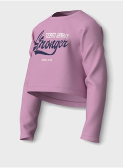 NAME IT Kids Graphic Crop Top  - Image 3