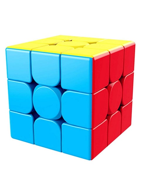 Cubelelo MoYu MFJS Meilong 3C 3x3 Stickerless MoFang JiaoShi Speedcube for Kids & Adults | Magic Speedy Stress Buster Brainstorming Cube Puzzle Toy (Multicolor)
