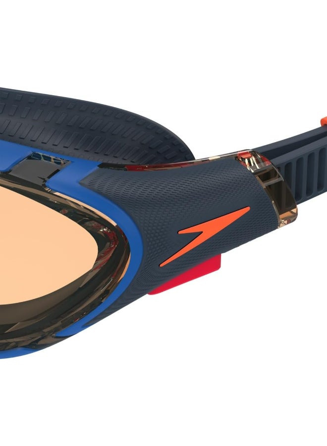 Speedo Biofuse 2.0 Swimming Goggles - Turkish Sea / Amber - Image 2