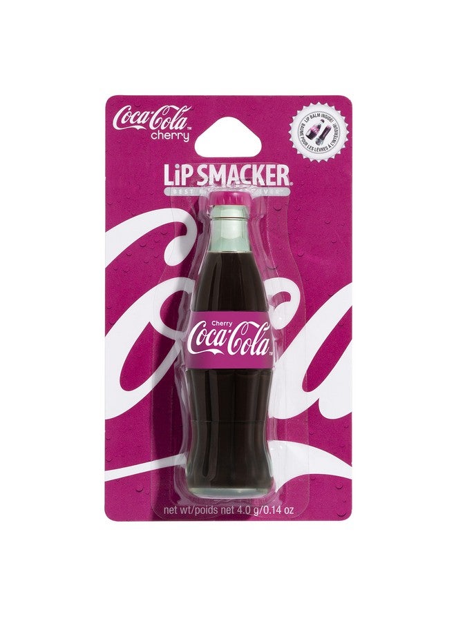 ليب سماكر بلسم الشفاه من مجموعة كوكا كولا، مرطب بنكهة، ناعم، لامع، مرطب وواقي، نكهات لذيذة ممتعة، خالٍ من القسوة ونباتي - كوكا كولا الكرز الكلاسيكية للعطلات