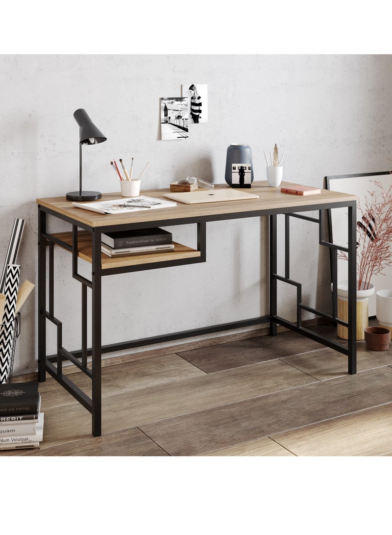 Decorotika Victory Computer Desk with a Metal Frame 120 cm | Work Table - Image 3