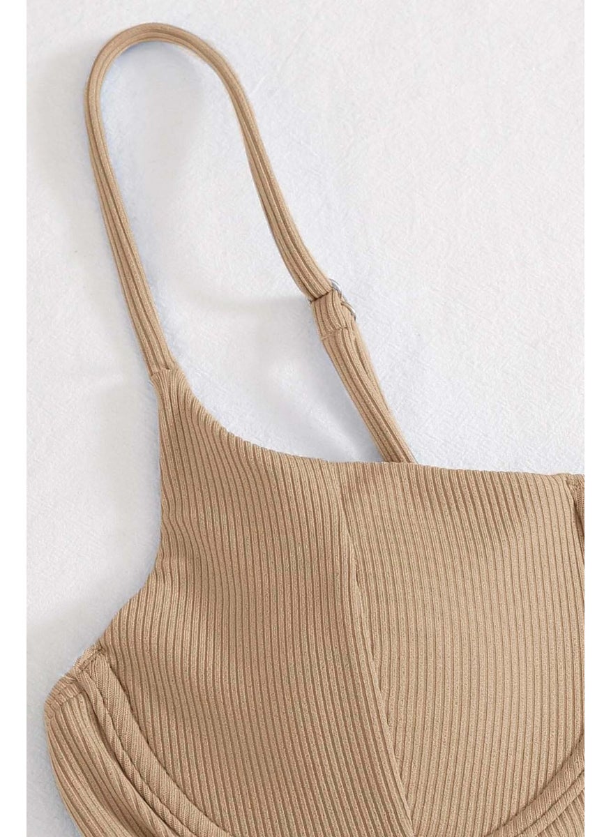 Angelsin V Neck Low Cut Bikini Set  - Image 3