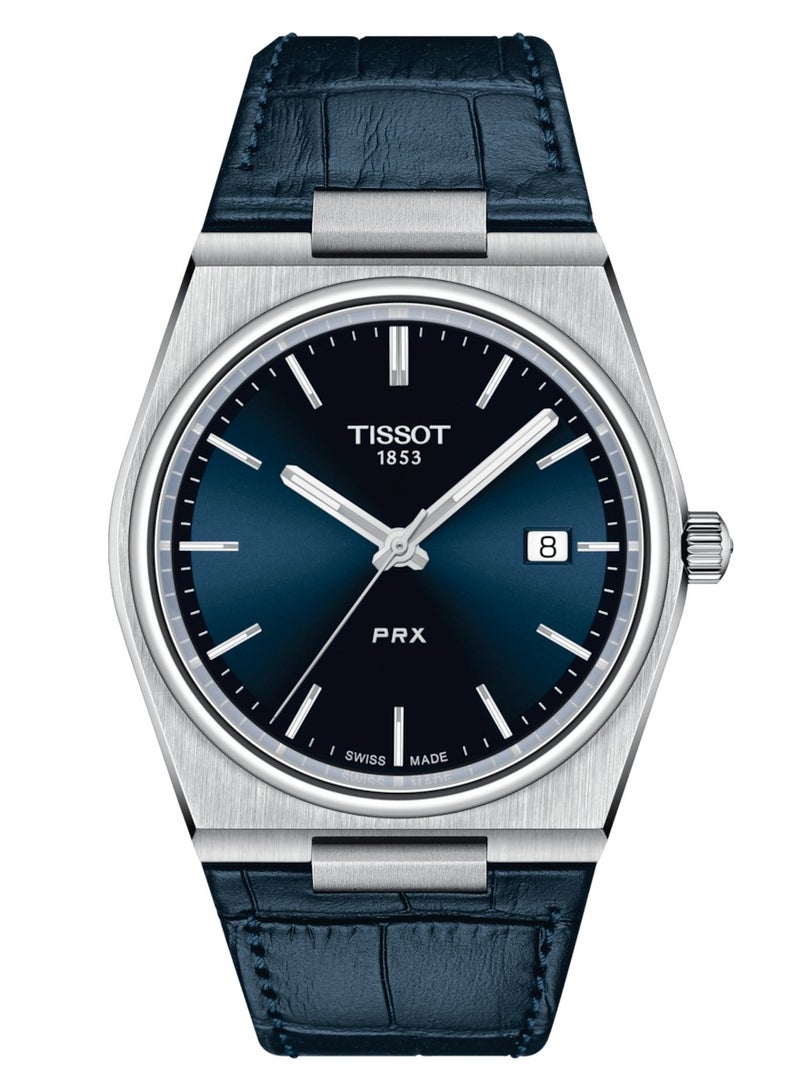 تيسو ساعة تيسوت Prx كوارتز سويسرية للرجال 40 ملم T137.410.16.041.00 - Image 1
