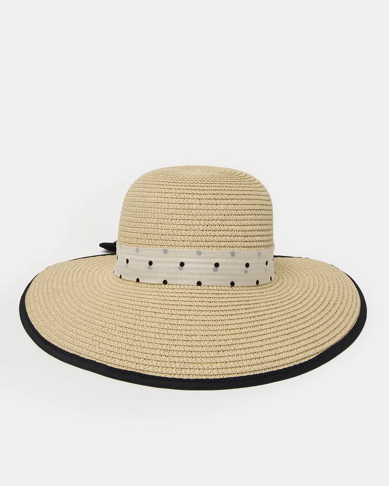 REDTAG Women Beige Paper Hat