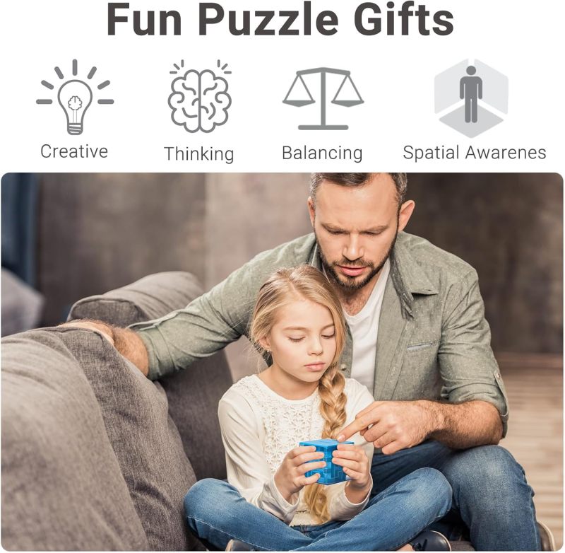 Money Maze Puzzle: Blue-green 2-Piece Set - Engaging Cash Gift Puzzle Box With Spatial Reasoning Training for All Ages 5 And Up, Birthdays, Christmas, Gift Exchanges - Image 3