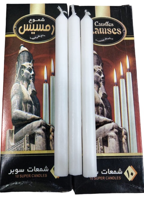 شمع ابيض للانارة قوية اعلي جوده