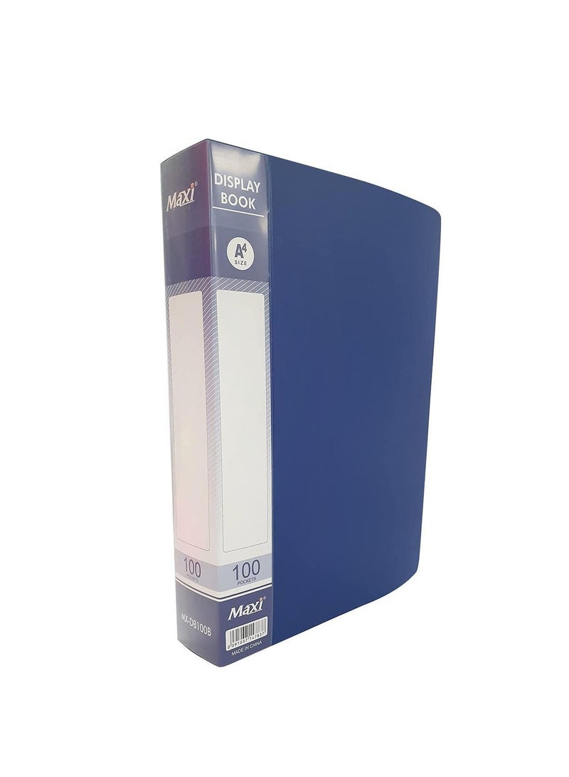 Maxi Display Book 100 Pocket Blue, DB100 - Image 2