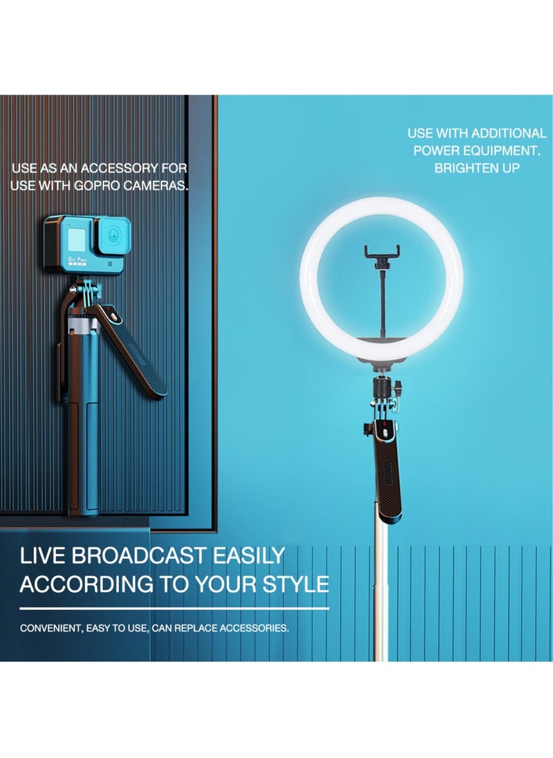 Generic - 1.8M Selfie Stick Tripod, 360° Rotating Mobile Phone Tripod, Meet Various Shooting Meeds - Image 1
