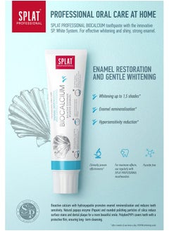 SPLAT Professional Series Multiple Action Toothpaste With Bioactive Calcium Enamel Restoration Tooth Sensitivity Reduction  - Image 4