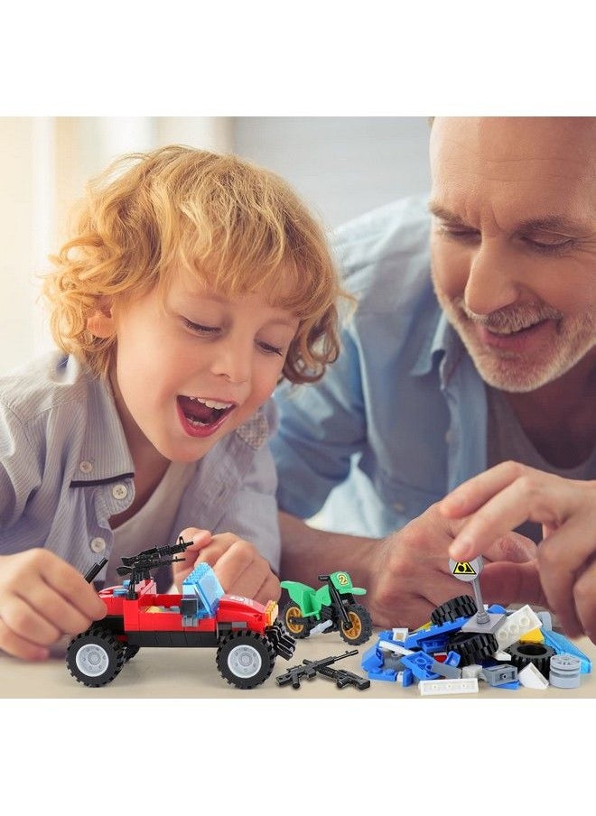 EP EXERCISE N PLAY - 316 Pcs City Police Robber Pursuit Building Blocks Toys With Storage Box Police Truck Armed Atv Motorbike Arms For Kids Boys Girls 6 12 Years - Image 1