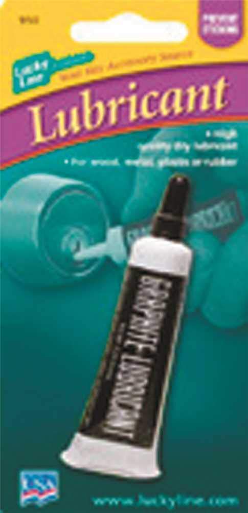 Lucky Line 4.5 Grams of Dry Lock Lubricant Graphite Powder for Pin Tumbler Locks, 1 Tube (95001) - Image 3