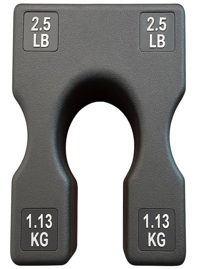 StrengthUSA 2.5 lb Weight Stack Add On - 2.5 Pound Weight Stack Adapter Plate for Home Gym & Exercise Machines, Add Resistance to Weight Stack, Incremental Weight Adjustments for Improved Strength Training - Image 1
